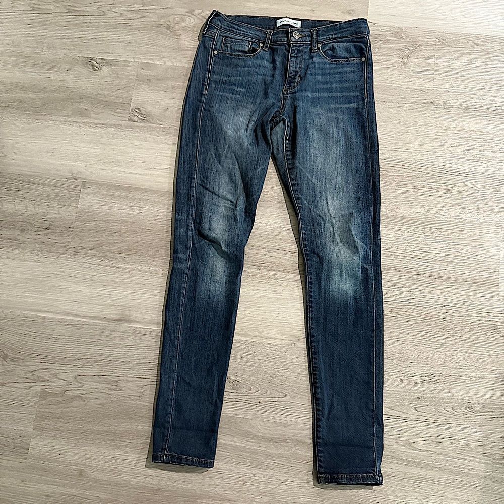 Banana Republic Gothenburg Washed Indigo Skinny Jeans Size 27